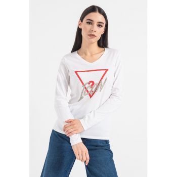 Bluza cu imprimeu logo