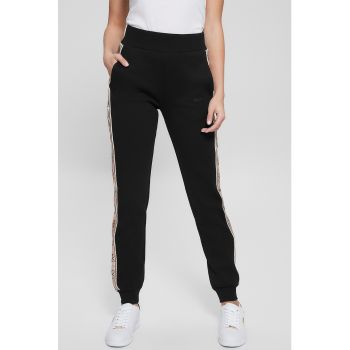 Pantaloni sport din amestec de bumbac cu buzunare laterale