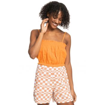Top crop cu decolteu patrat Bikini Vibes