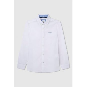 Camasa Oxford cu logo brodat
