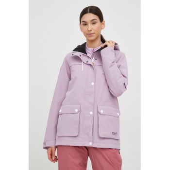 Colourwear geaca de schi Ida culoarea violet ieftina