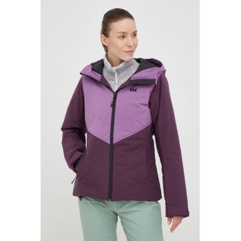 Helly Hansen geaca de schi Alpine culoarea violet ieftina