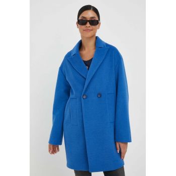 Silvian Heach palton femei, de tranzitie, oversize