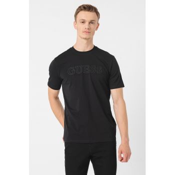 Tricou cu imprimeu logo pentru fitness