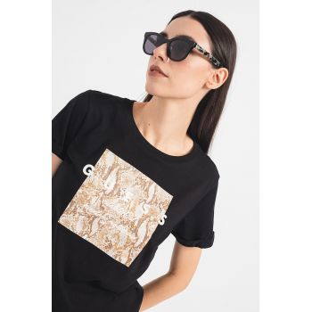 Tricou regular fit cu imprimeu