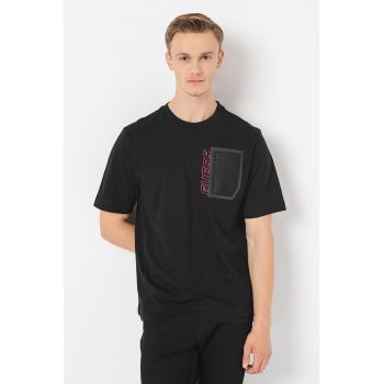 Tricou relaxed fit de bumbac pentru fitness