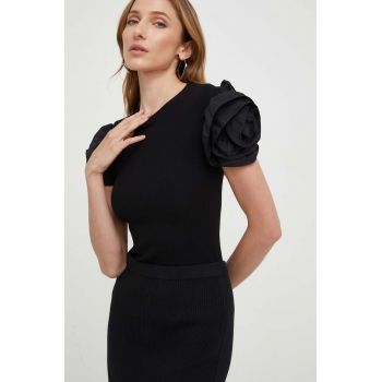 Answear Lab bluza culoarea negru, neted