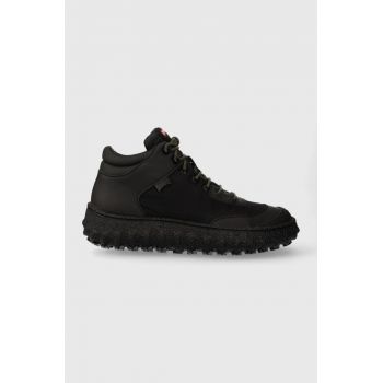 Camper pantofi inalti Ground barbati, culoarea negru