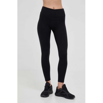 Dkny colanti femei, culoarea negru, cu imprimeu