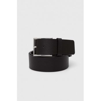 HUGO curea de piele barbati, culoarea maro, 50471562