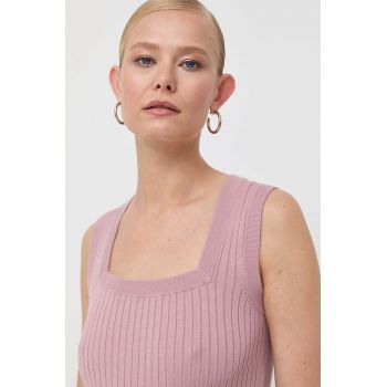 Max Mara Leisure top femei, culoarea roz