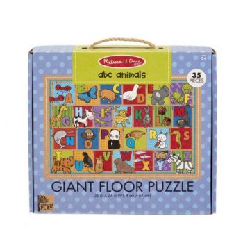 Primul meu puzzle de podea eco Alfabetul Animalelor - Melissa and Doug la reducere