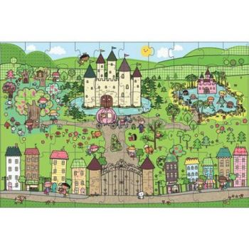 Primul meu puzzle de podea eco Tinutul Printelesor - Melissa & Doug