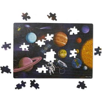 Primul meu puzzle eco din carton Spatiul - Melissa & Doug la reducere