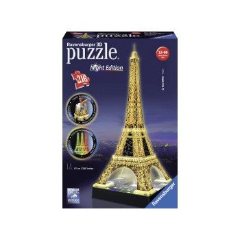 Puzzle 3d turnul eiffel noaptea 216 piese