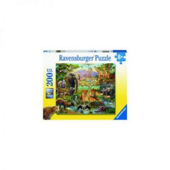 PUZZLE ANIMALE DIN SAVANA, 200 PIESE de firma original