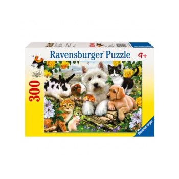 Puzzle animale prietenoase 300 piese