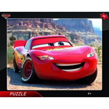 Puzzle cu rama - fugler mcqueen