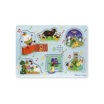 Puzzle cu sunete Cantecele copilariei 2 - Melissa and Doug