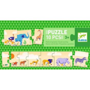 Puzzle Djeco De la mic la mare la reducere