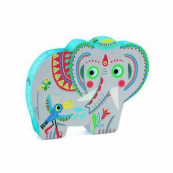 Puzzle Djeco Elefantul asiatic de firma original