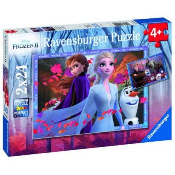 PUZZLE FROZEN II, 2x24 PIESE