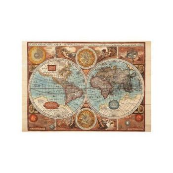 Puzzle - harta lumii din 1626 (500 piese) ieftin