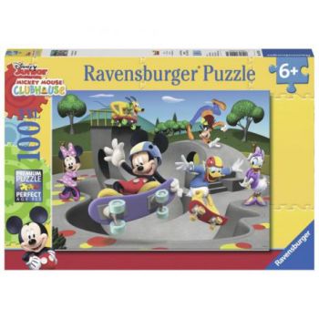 PUZZLE MICKEY CU SKATEBOARD, 100 piese