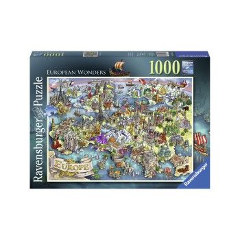Puzzle minunile europei 1000 piese