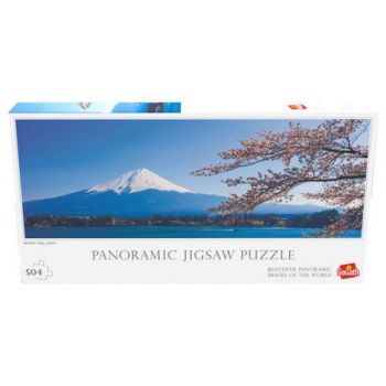 Puzzle Panoramic - Muntele Vulcanic Fuji din Japonia, 504 piese ieftin