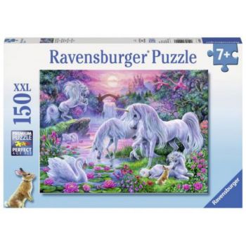 Puzzle Unicorni la apus, 150 piese