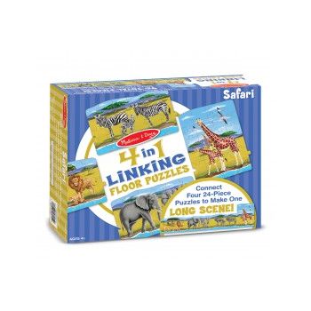 Set 4 puzzle podea conectabile Safari