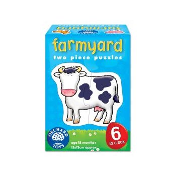 Set 6 puzzle Ferma (2 piese) FARMYARD