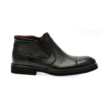 Ghete LE COLONEL negre, 65239, din piele naturala