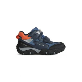 Pantofi sport de piele ecologica si material textil cu velcro Baltic