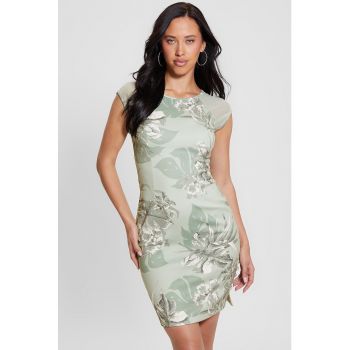 Rochie bodycon cu model floral