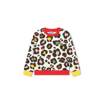 Kenzo Kids bluza copii culoarea bej, modelator