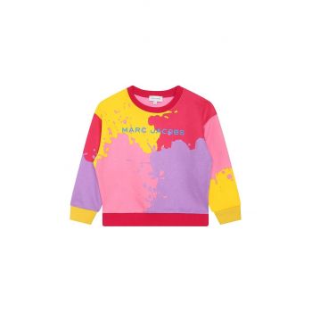 Marc Jacobs bluza copii culoarea roz, modelator