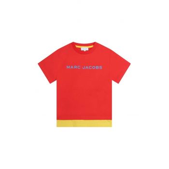 Marc Jacobs tricou de bumbac pentru copii culoarea rosu, modelator