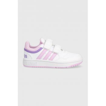 adidas Originals sneakers pentru copii HOOPS 3.0 CF C culoarea alb