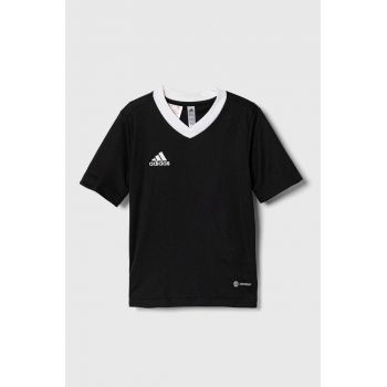 adidas Performance tricou copii ENT22 JSY Y culoarea negru, cu imprimeu