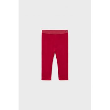 Mayoral leggins bebe culoarea rosu, neted de firma originali