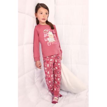Mayoral pijama copii culoarea roz, modelator