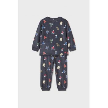 Mayoral pijamale pentru bebelusi culoarea albastru marin, modelator de firma originale