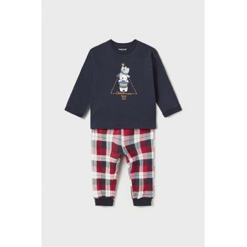 Mayoral pijamale pentru bebelusi culoarea albastru marin, modelator de firma originale