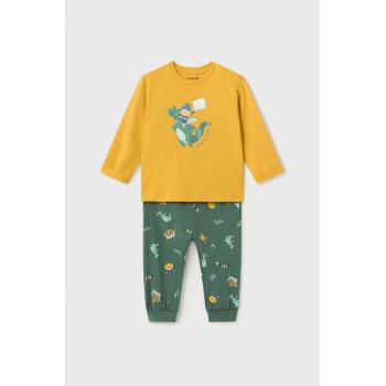 Mayoral pijamale pentru bebelusi culoarea galben, modelator ieftine