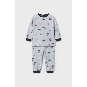 Mayoral pijamale pentru bebelusi culoarea gri, modelator ieftine