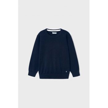 Mayoral pulover de bumbac pentru copii culoarea albastru marin, light ieftin