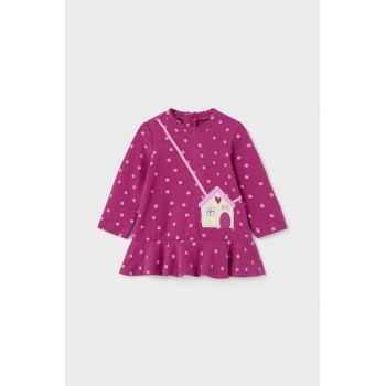 Mayoral rochie bebe culoarea violet, mini, oversize ieftina