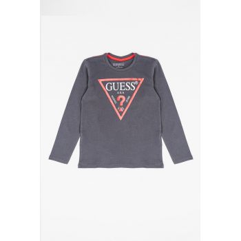 Bluza cu imprimeu logo - din bumbac organic